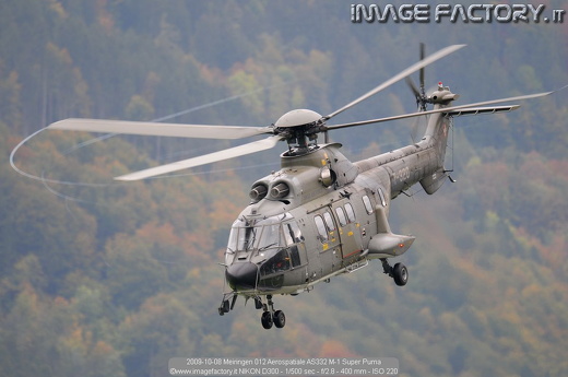 2009-10-08 Meiringen 012 Aerospatiale AS332 M-1 Super Puma